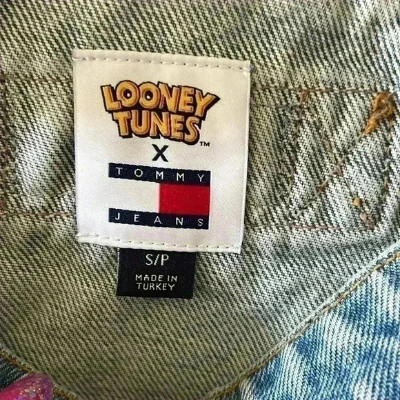 Vintage Tommy Jeans x Looney Tunes Overalls SZ S - Picture 3 of 10